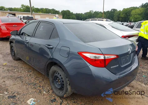 2014 Toyota Corolla Le из США, поврежденный, VIN 2T1BURHE4EC071006